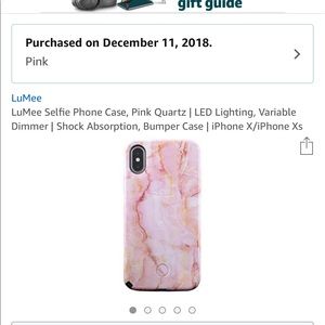 iPhone X/ XS Lumee Selfie phone case light